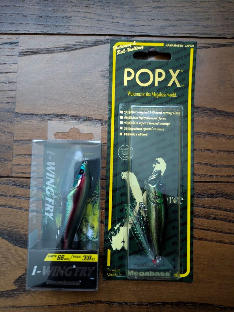 メガバス ヤマトタマムシ　 POP-X 　ｉ－ＷＩＮＧＦＲＹセット 新品