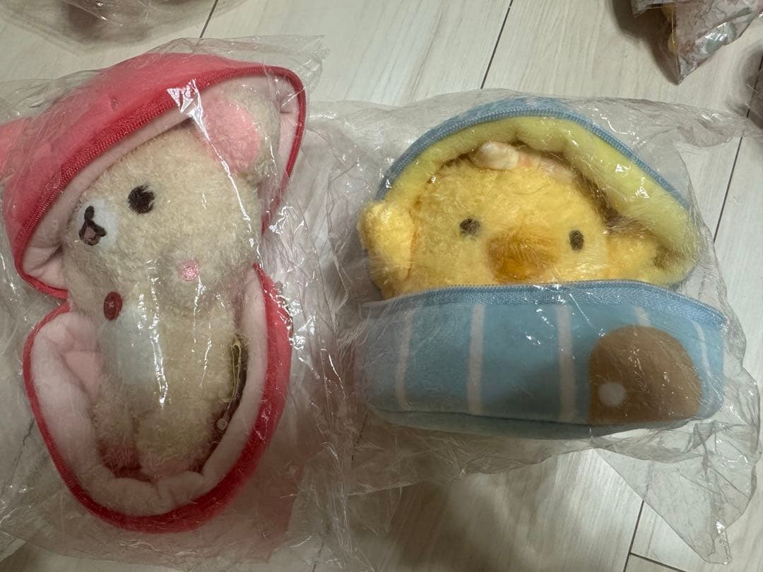 コリラックマ　キイロイトリ　にこにこHappy for youぬいぐるみいちご