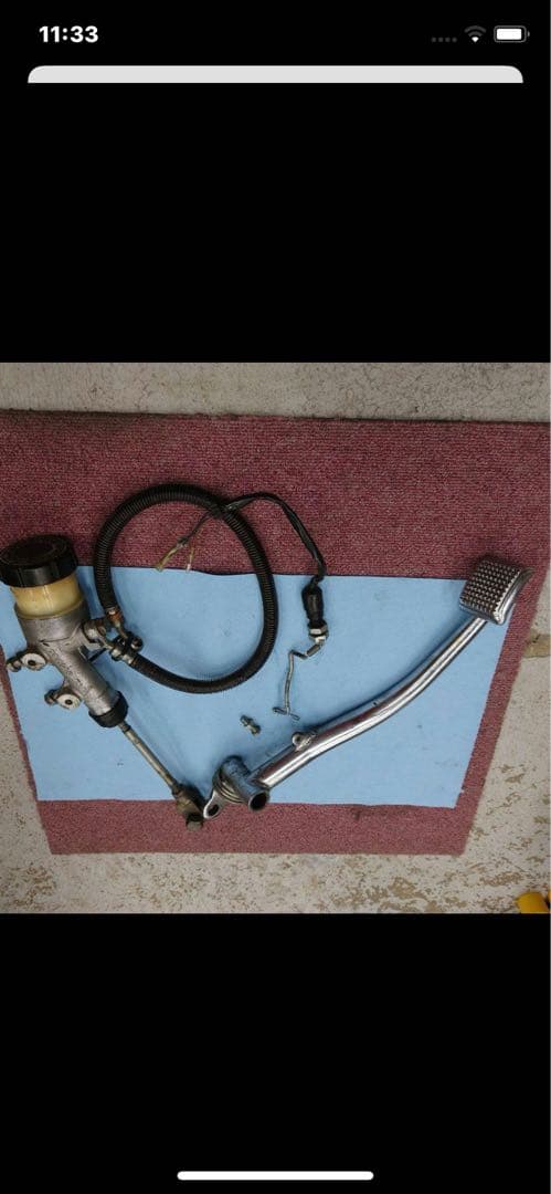 リーチ　 KZ1000用リアブレーキペダル、マスターセット