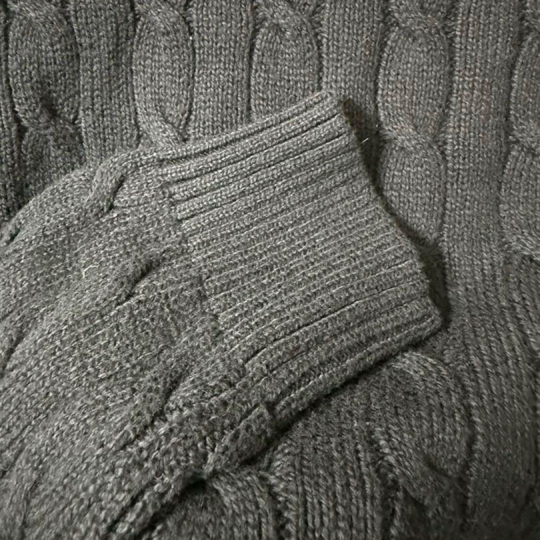 Polo Ralph Lauren ケーブルニットセーター L ブラック