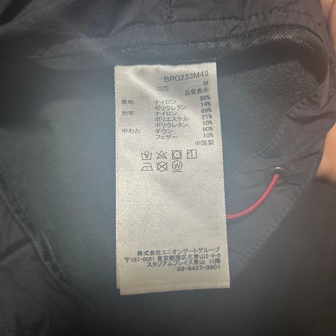 23AW ブリーフィング ゴルフ ハイブリット ダウン ウェア パーカー