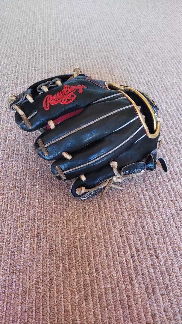 Rawlings トレーニンググローブ 黒/赤