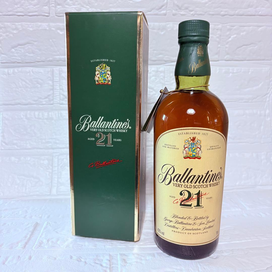 未開栓　送料込み　バランタイン　21年　スコッチ　ウイスキー　ウィスキー　古酒