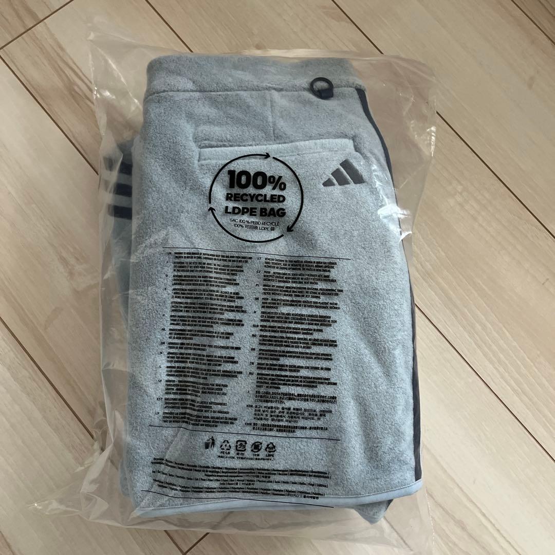 新品　アディダス　ゴルフ　スリーストライプス　フリース　セットアップ　XL