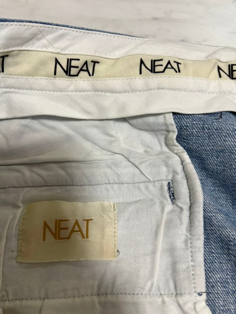 パンツ NEAT Denim pant light blue 48