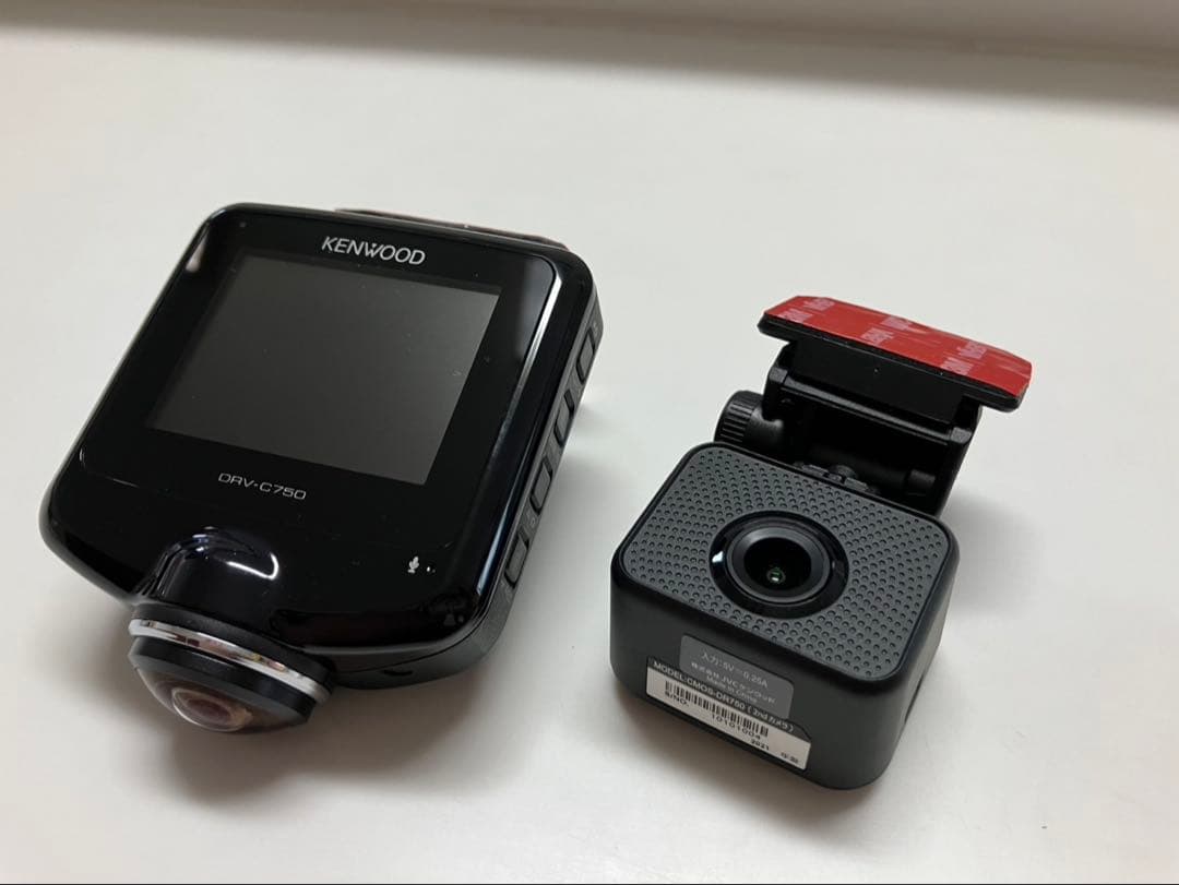 ドラレコ前後　360° KENWOOD DRV-C750 BLACK
