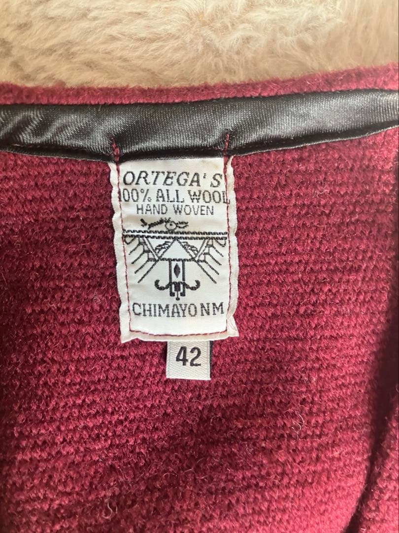 <最終値下> オルテガ チマヨベスト ORTEGA'S 42サイズ ビンテージ