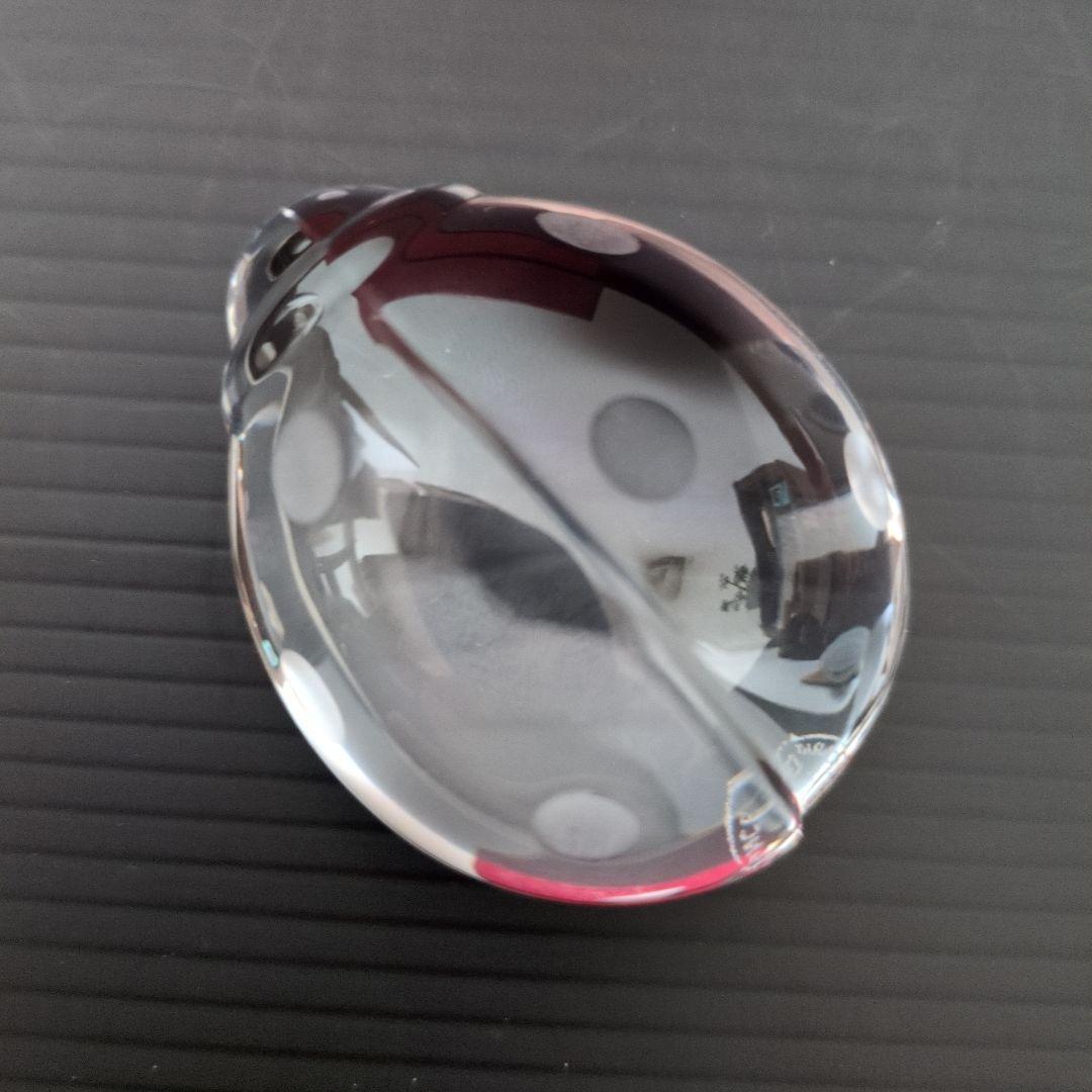 【美品】Baccarat バカラ てんとう虫 クリスタル　クリアー