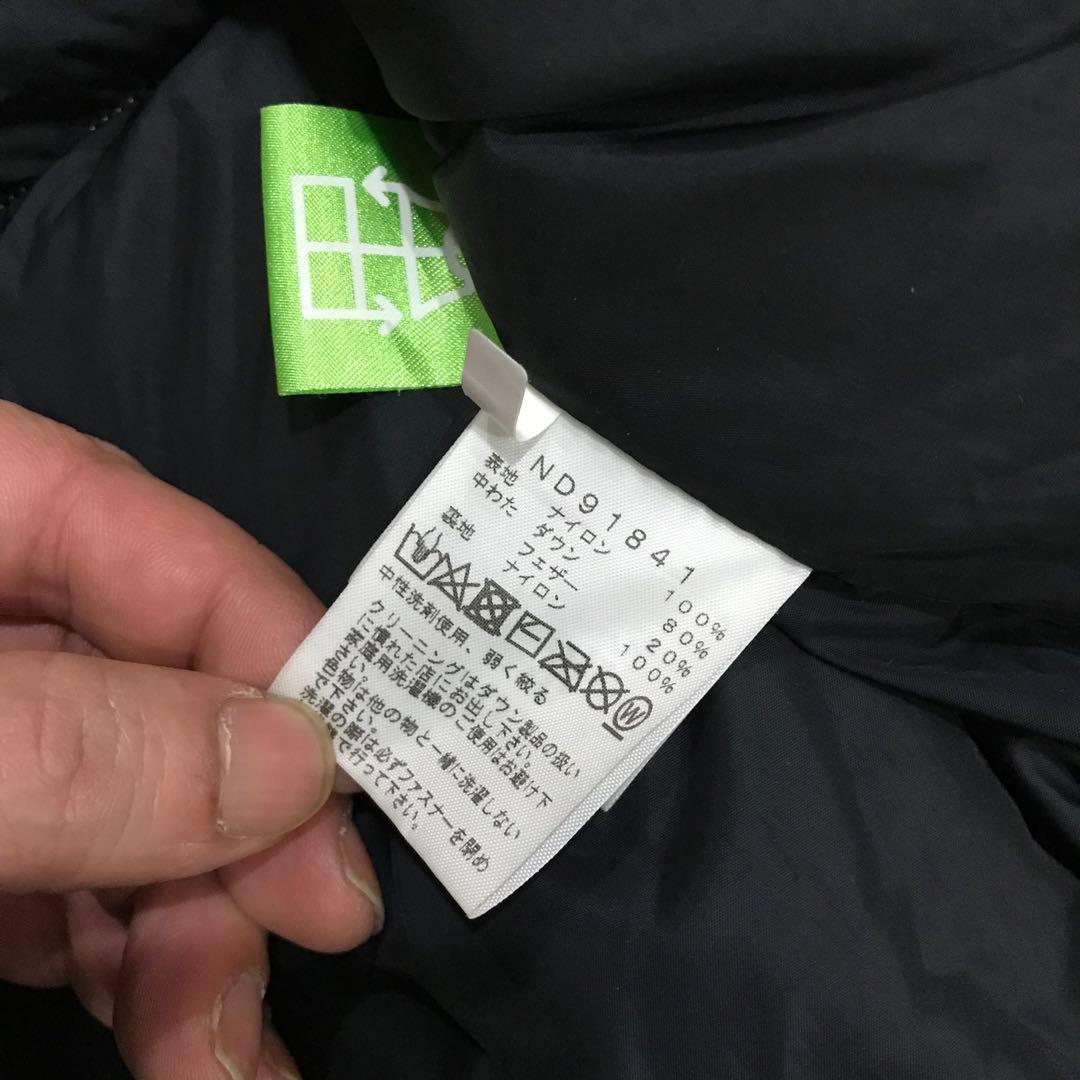 THE NORTH FACE ヌプシ ダウンジャケット 黄黒 L