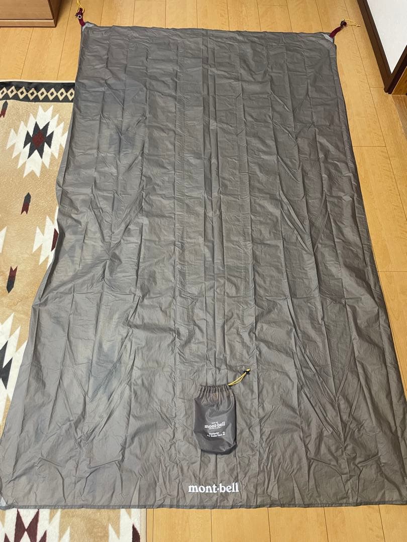 モンベル ステラリッジテント2 レインフライ、グラウンドシート付き 全て純正品
