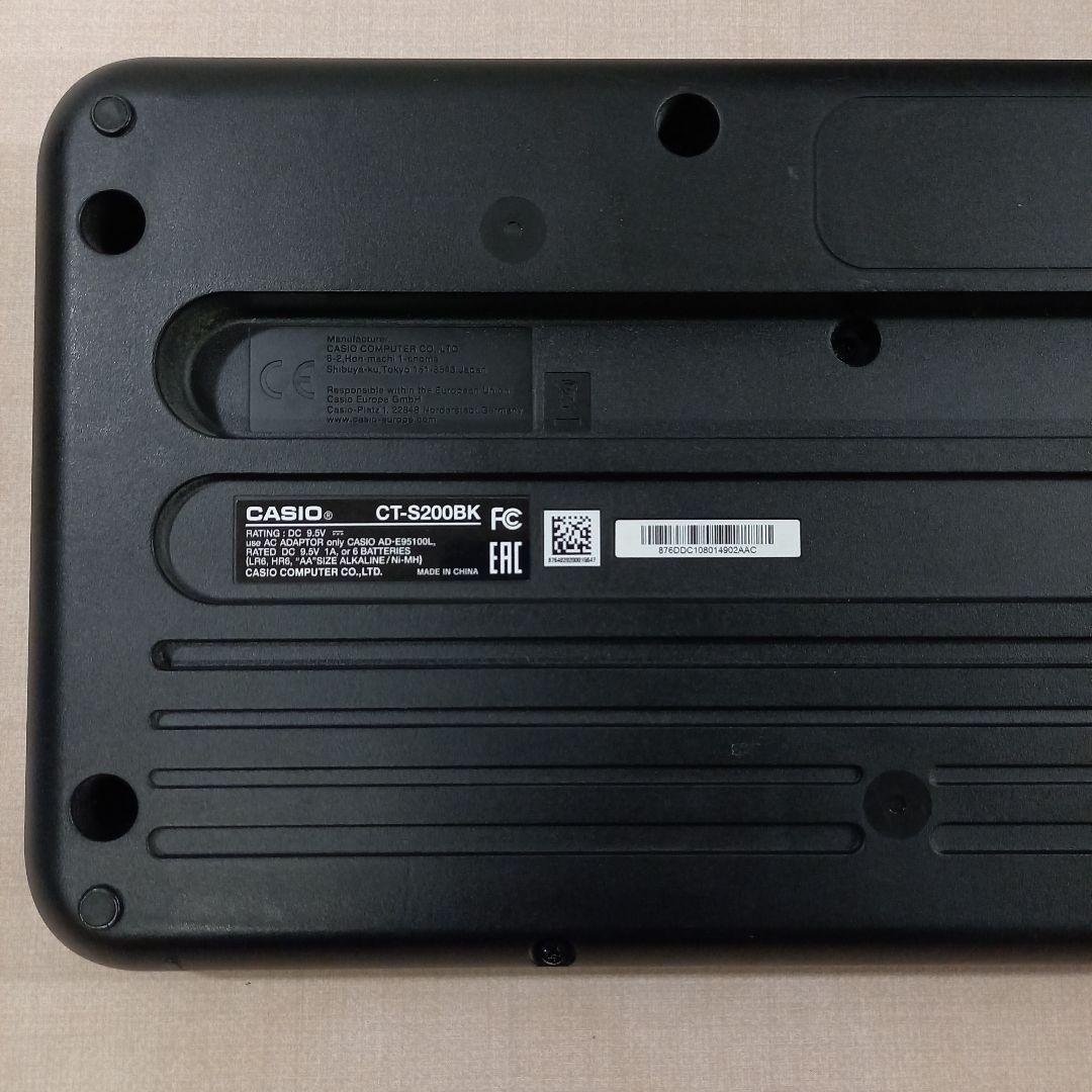 CASIO 61鍵 電子ピアノ キーボード Casiotone CT-S200