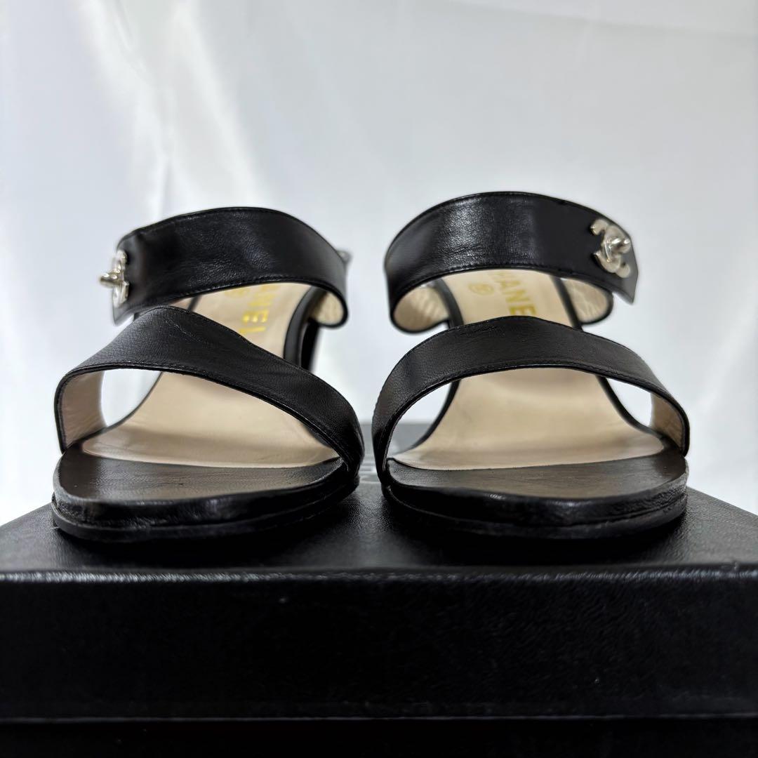 96年✨　CHANEL シャネル　ミュール　ココマーク　ターンロック　ビンテージ