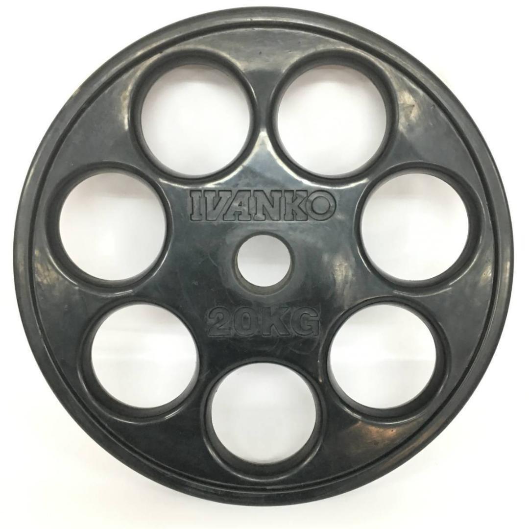 IVANKO イヴァンコ オリンピックラバー プレート 20㎏×2