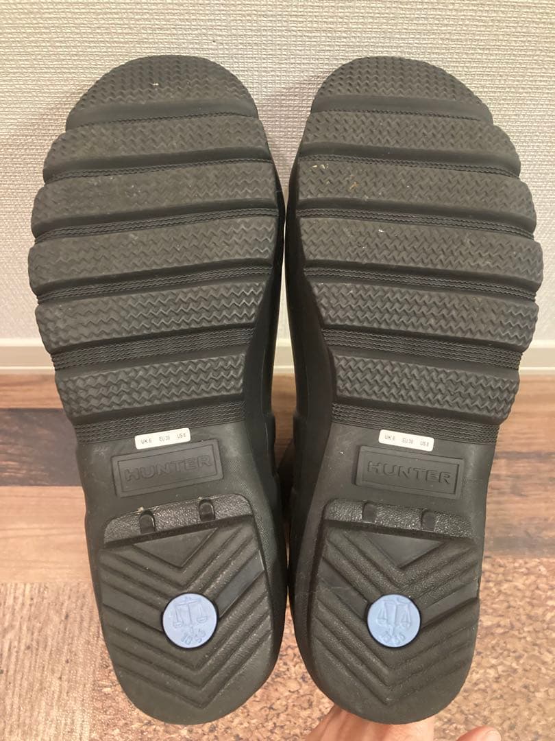 ★お取り置き★新品　HUNTER オリジナルツアーレインブーツ　黒