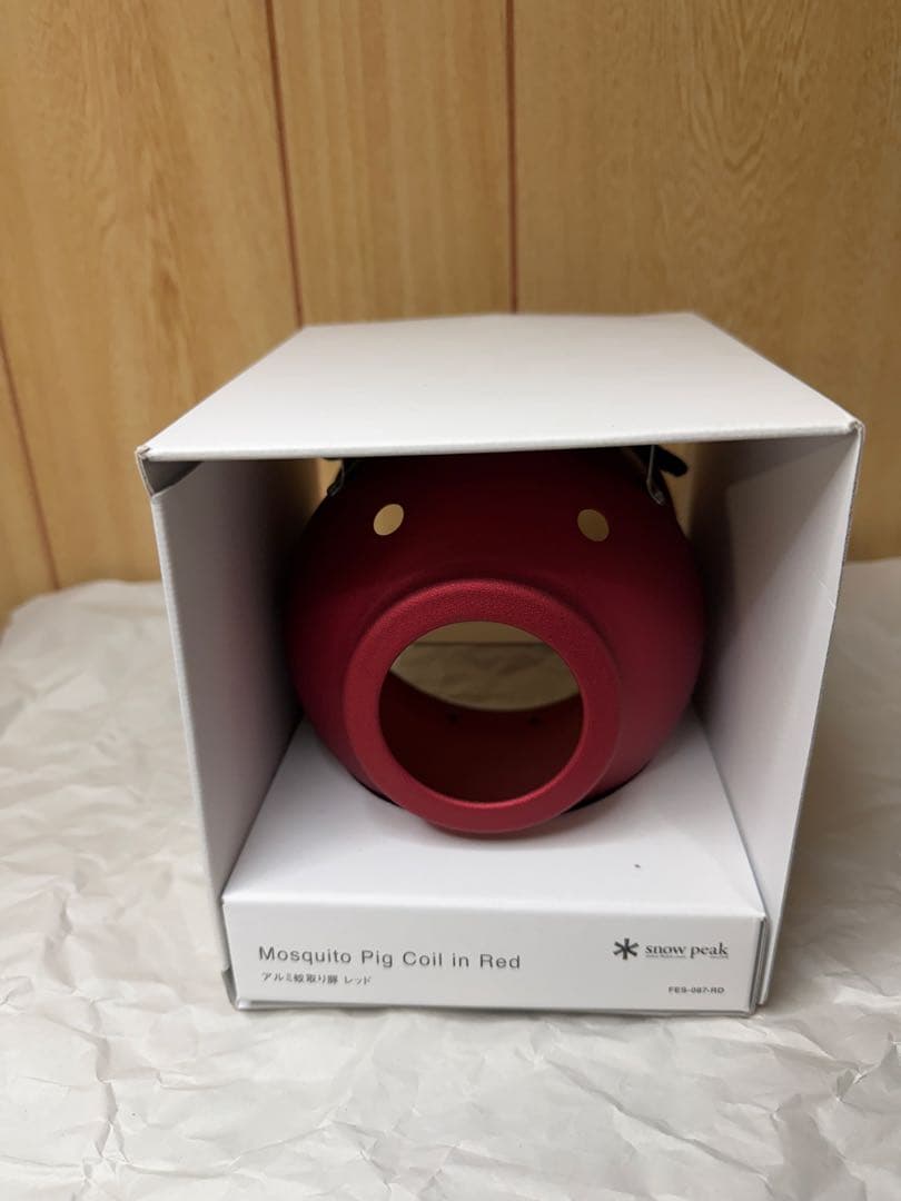 peak 雪峰祭 2023 春 限定 アルミ蚊取り豚 レッド 1個