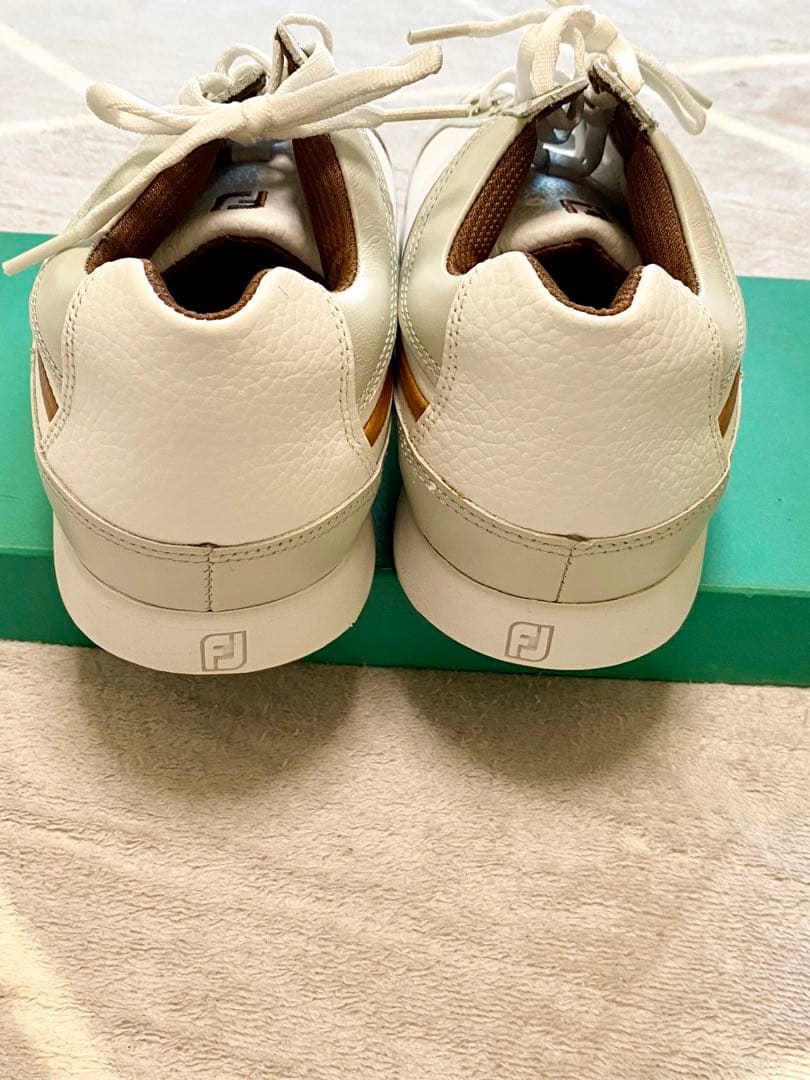 FootJoy フットジョイ メンズ ホワイト/ゴールド スニーカー