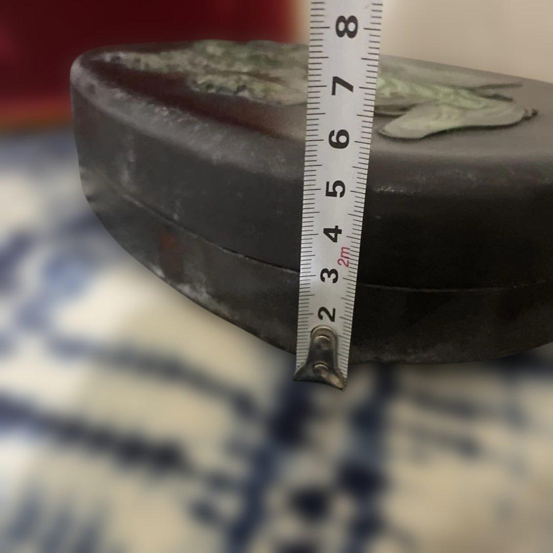 中国　硯箱　書道家