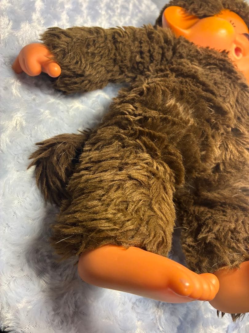 モンチッチ初代Lサイズ大セキグチ昭和レトロ　ブルーアイ