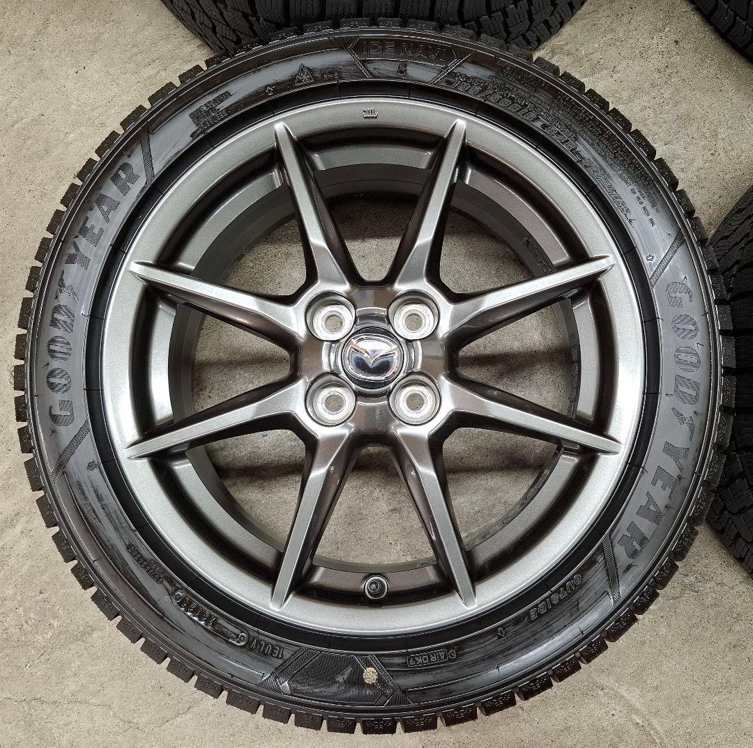 【ほぼ新品】マツダ ロードスター 純正 ホイールタイヤ 2023年 スタッドレス