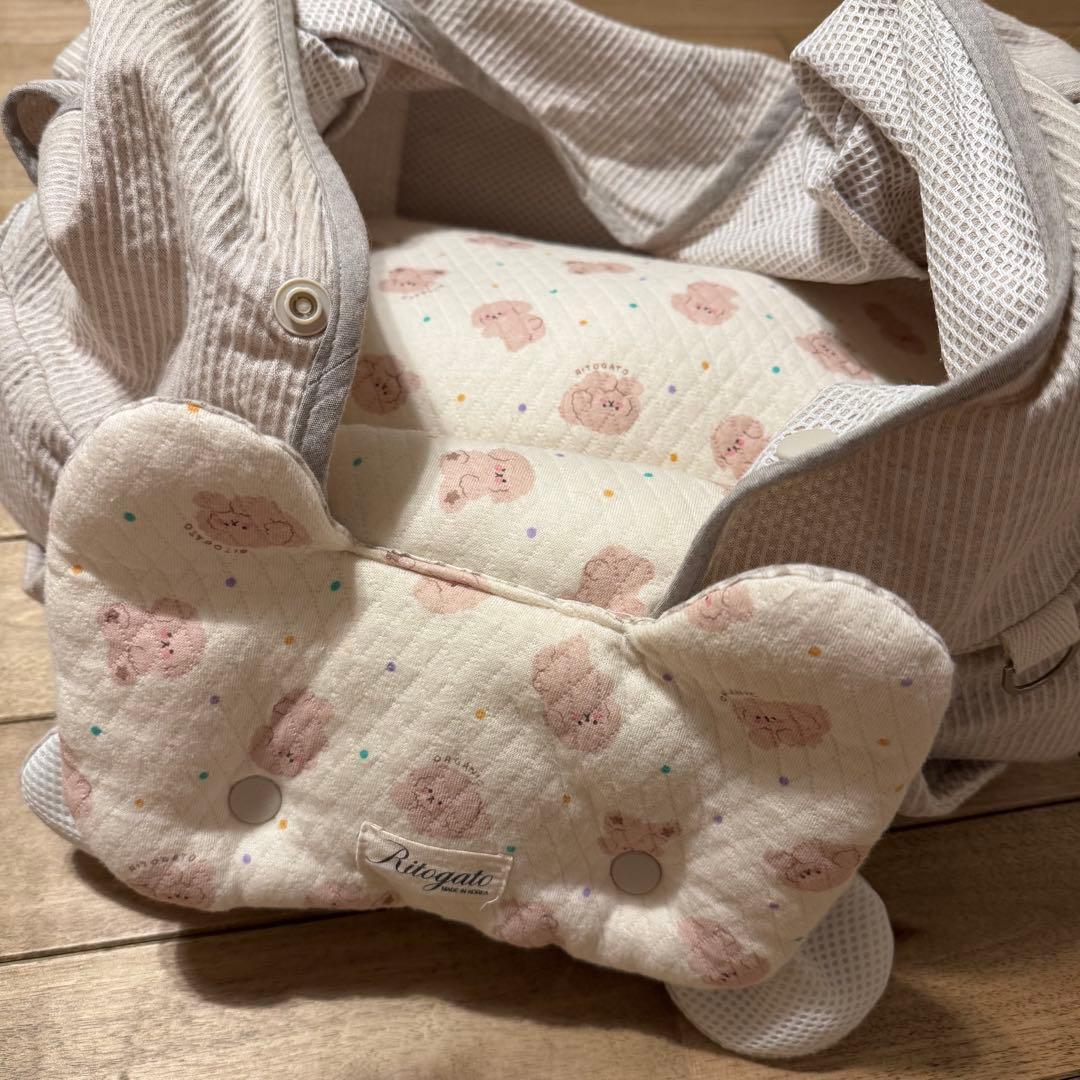 【ritogato】voddly cooloud front bag（ベージュ）