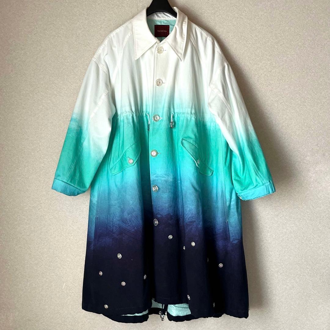 美品✴︎hazama/ハザマ 見えないものを見ようとして見上げた夜空のモッズコート