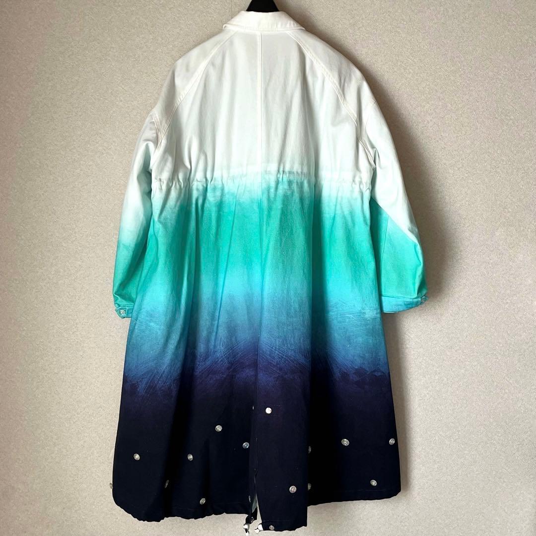 美品✴︎hazama/ハザマ 見えないものを見ようとして見上げた夜空のモッズコート