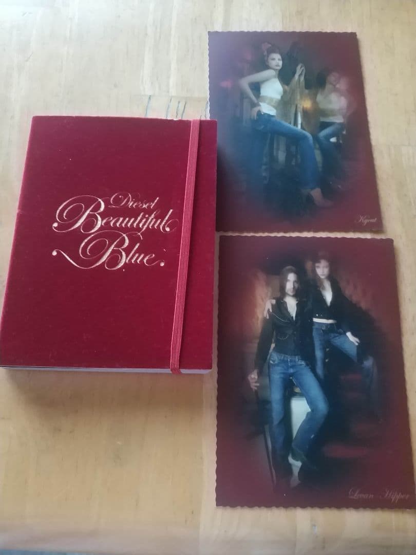 レア　稀少品★DISEL　ディーゼル　手帳型メモパッド＋ポストカード2枚