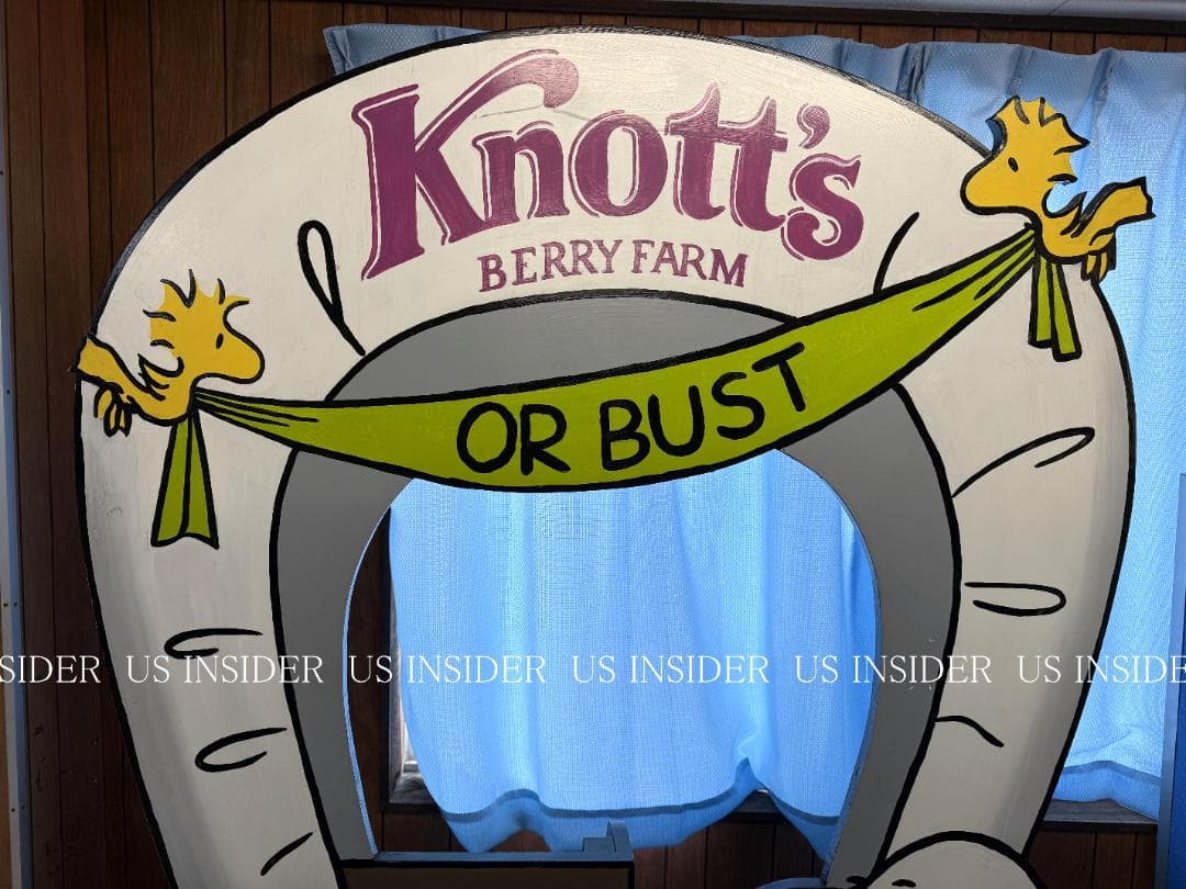 カルフォルニア　ナッツベリーファーム　非売品　撮影スポット　スヌーピー