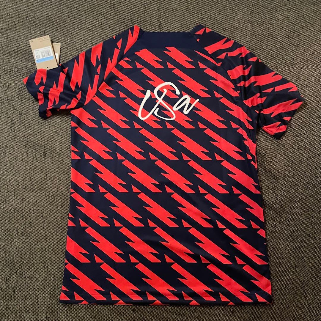 【超レア】　アメリカ代表　トレーニングシャツ　サッカー　ナイキ　ユニフォーム