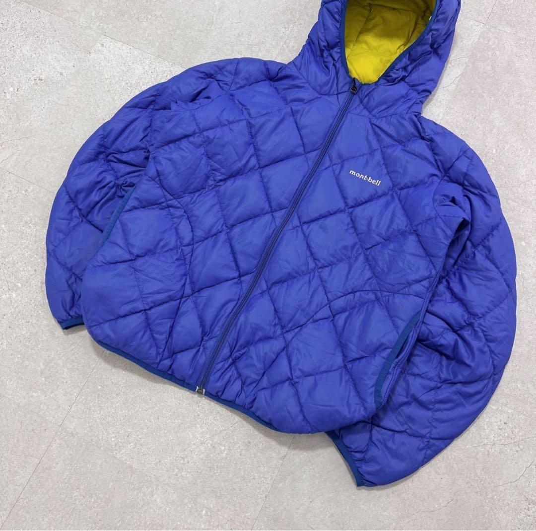 ジャケット・アウター mont-bell down jacket parka blue/yellow