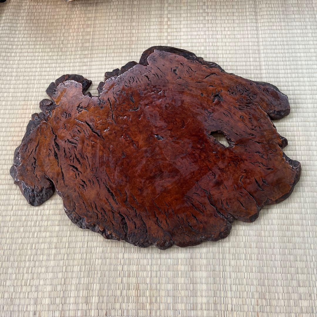 天然時代 古木 とろり 瘤 花台 香台 盆栽台 平台①