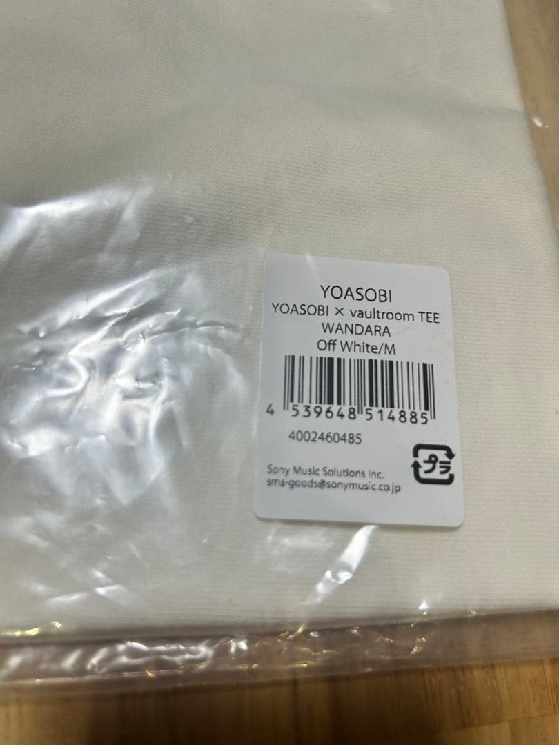 YOASOBI ワンダラ vaultroom Tシャツ Mサイズ オフホワイト