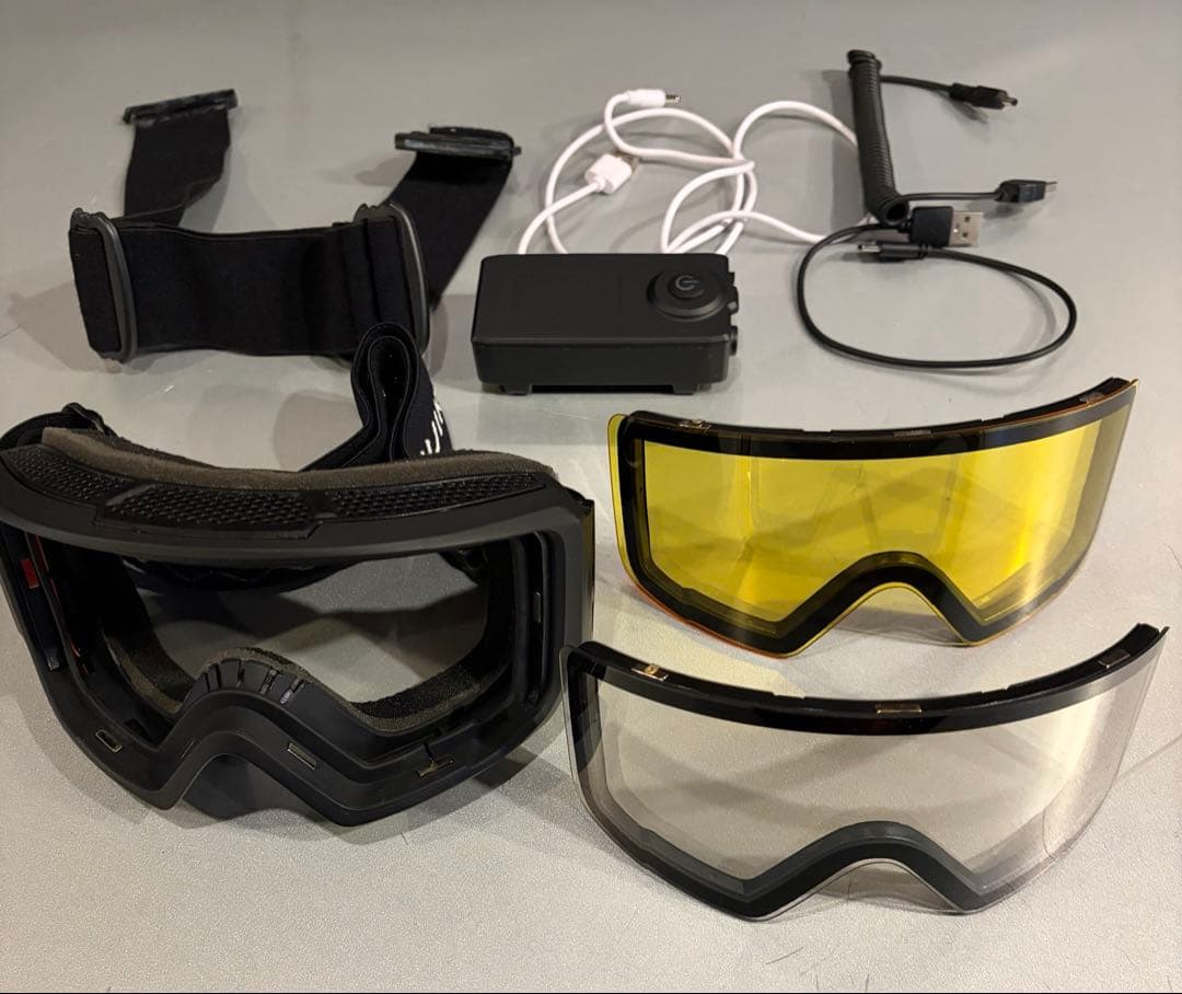 電熱ゴーグル•FUJIKAZE •SNG-02•曇らないゴーグル