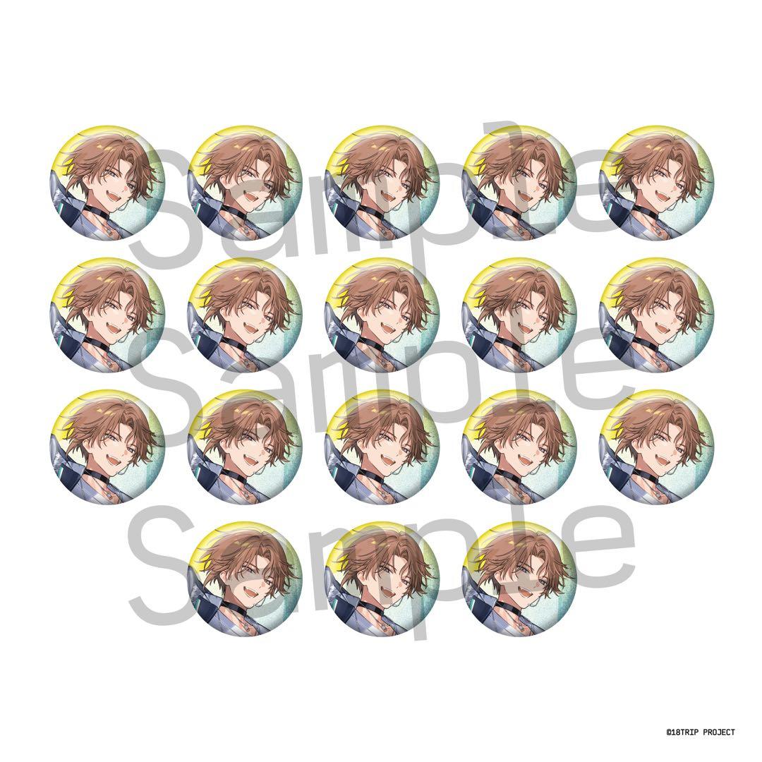 斜木七基 缶バッジ