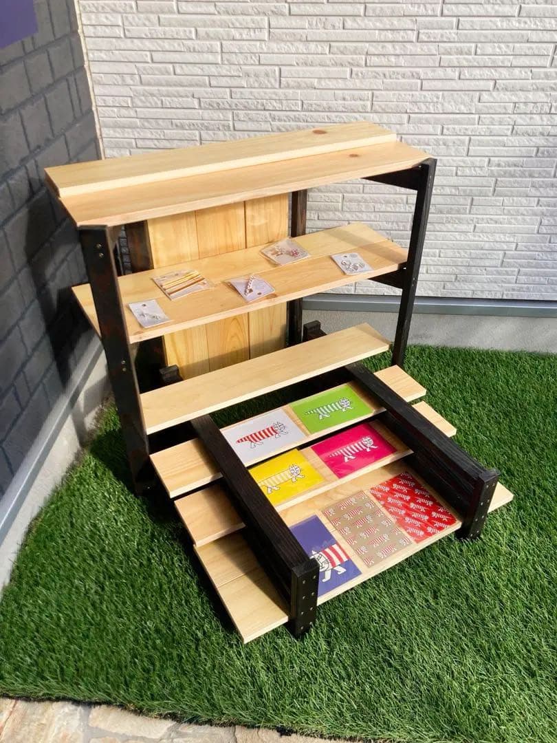 ディスプレイ＋マルチ　シェルフ　セット什器　工具不要　簡単設営　イベント　フリマ