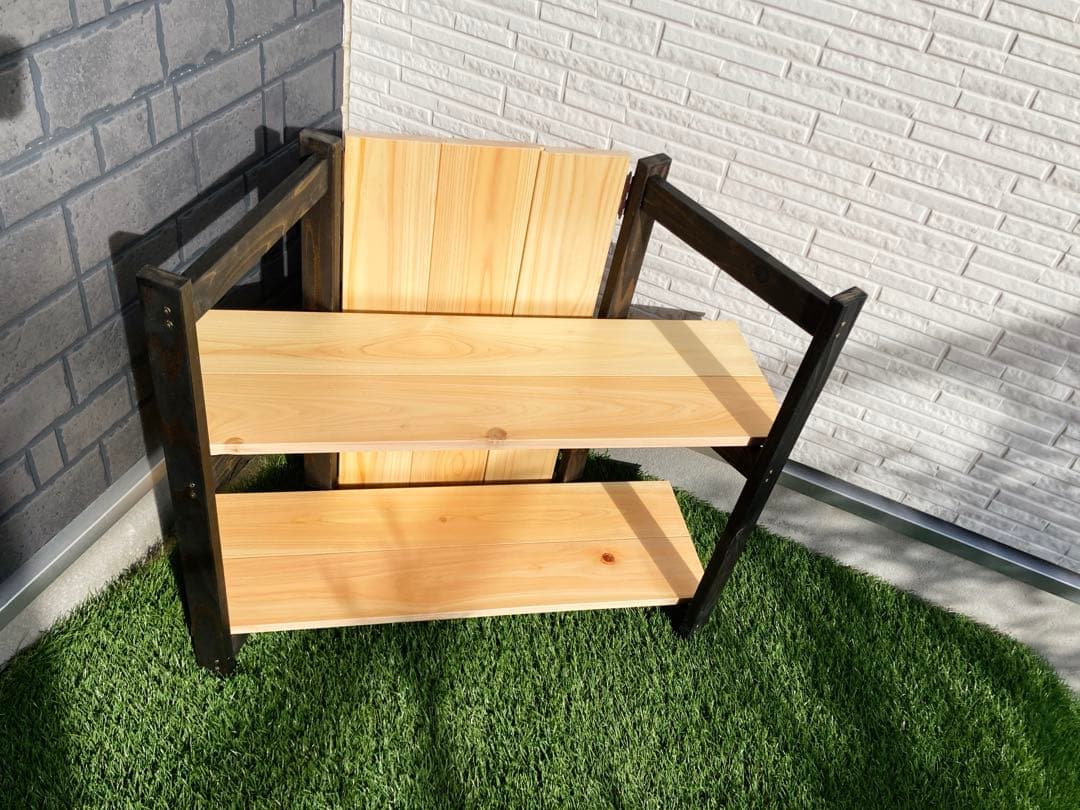 ディスプレイ＋マルチ　シェルフ　セット什器　工具不要　簡単設営　イベント　フリマ