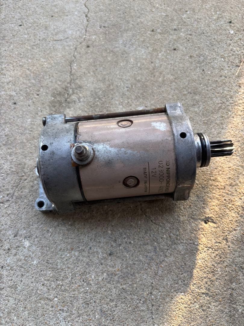 gs400セルモーター　動作確認済み