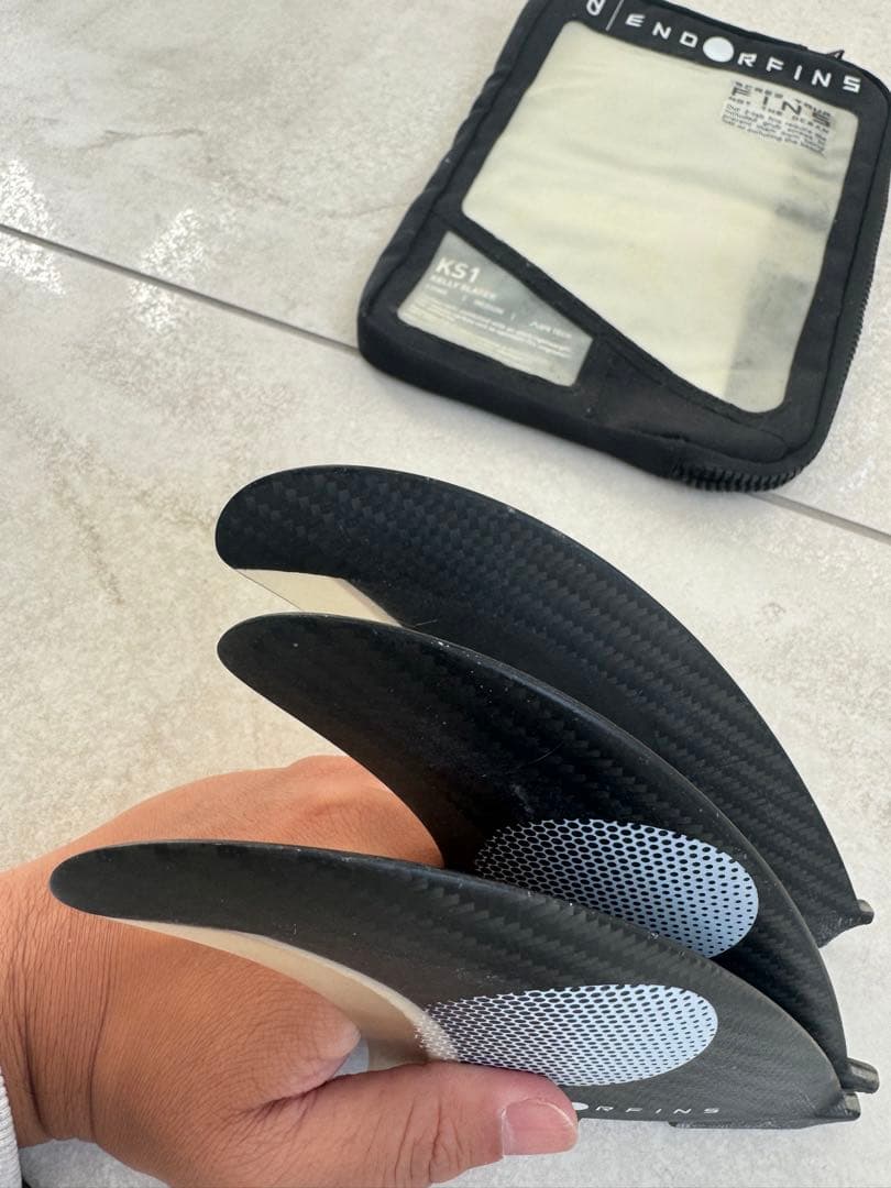 サーフィン・ボディボード ENDORFINS KS1 MEDIUM 5FIN SET FCS2