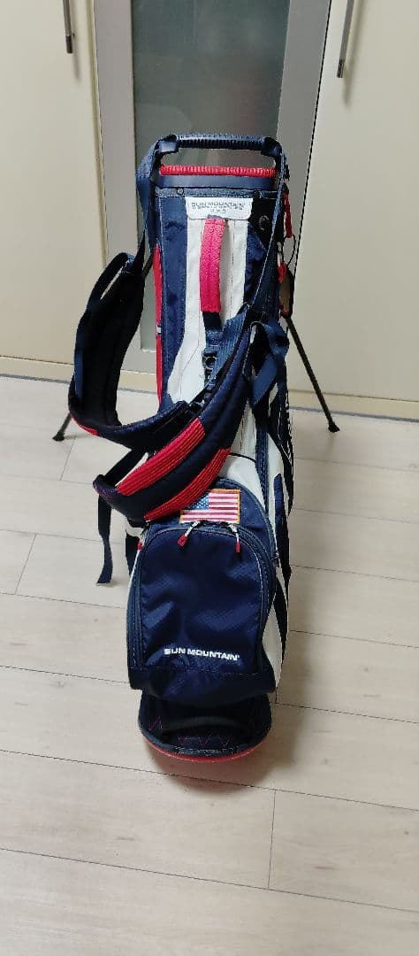 SUN MOUNTAIN スタンドバッグ ネイビー/レッド/ホワイト