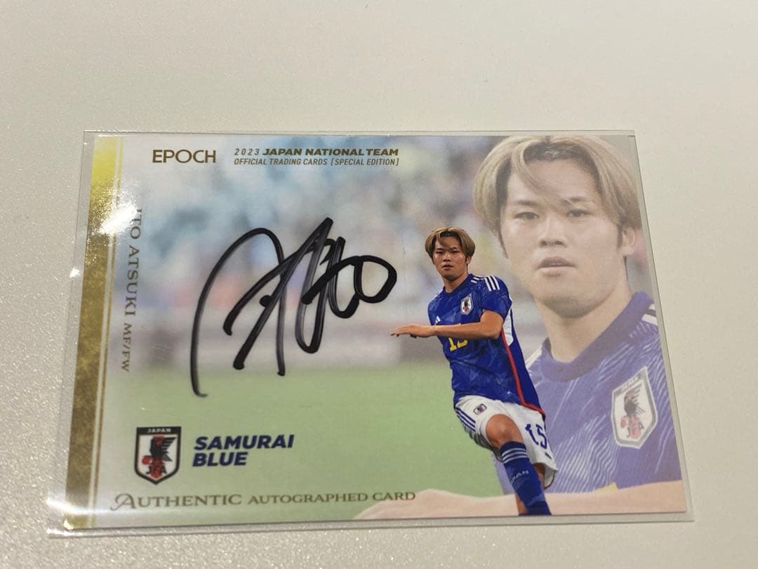 EPOCH 2023 サッカー日本代表 直筆サインカード 伊藤敦樹 auto