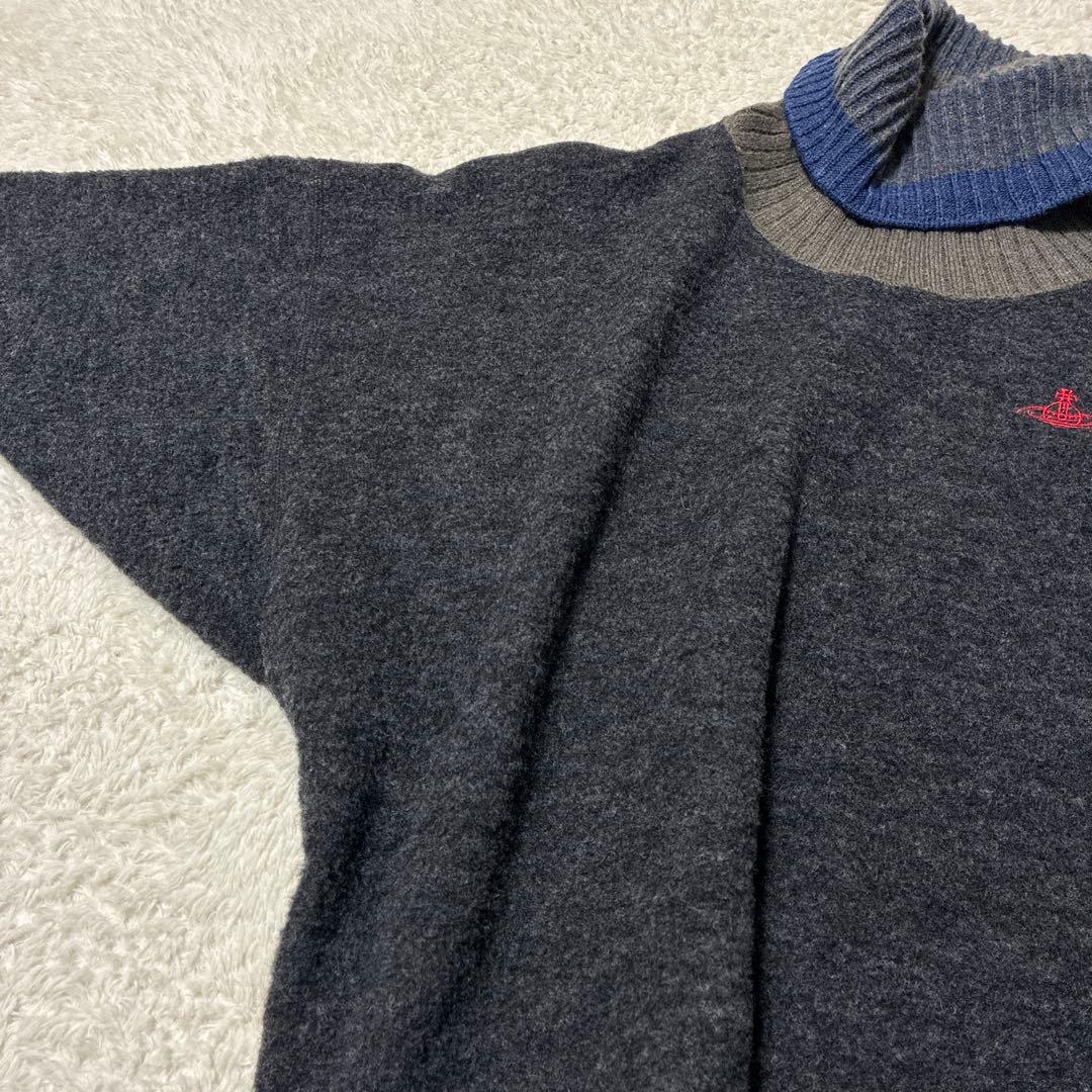 ヴィヴィアンウエストウッド　ニットワンピース　タートルネック　ゆったり