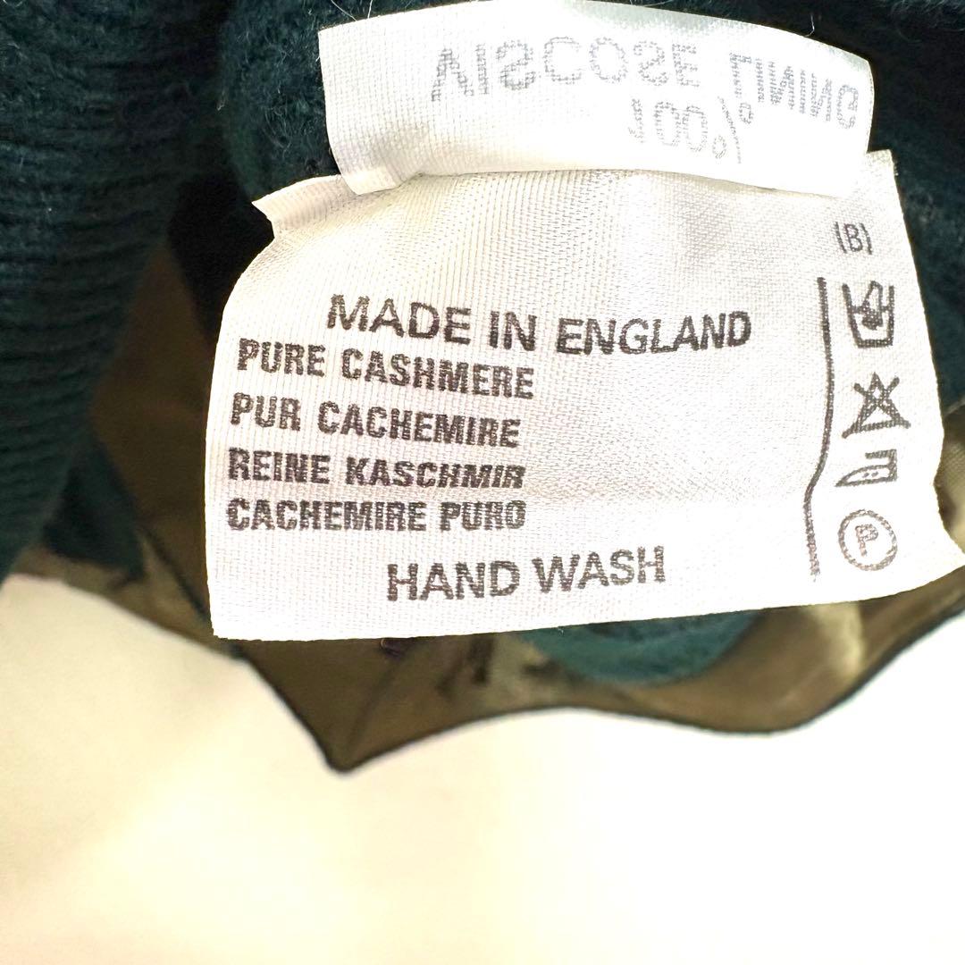 お値下げ中Coxmore of ENGLAND カシミア100%グリーン ベスト