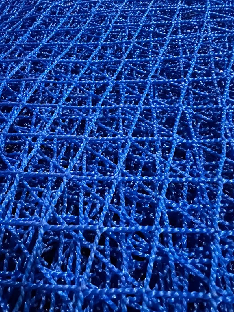 【新古品】防球ネット/3m×12m/青色/ナイロン/ゴルフ練習場/野球/フェンス