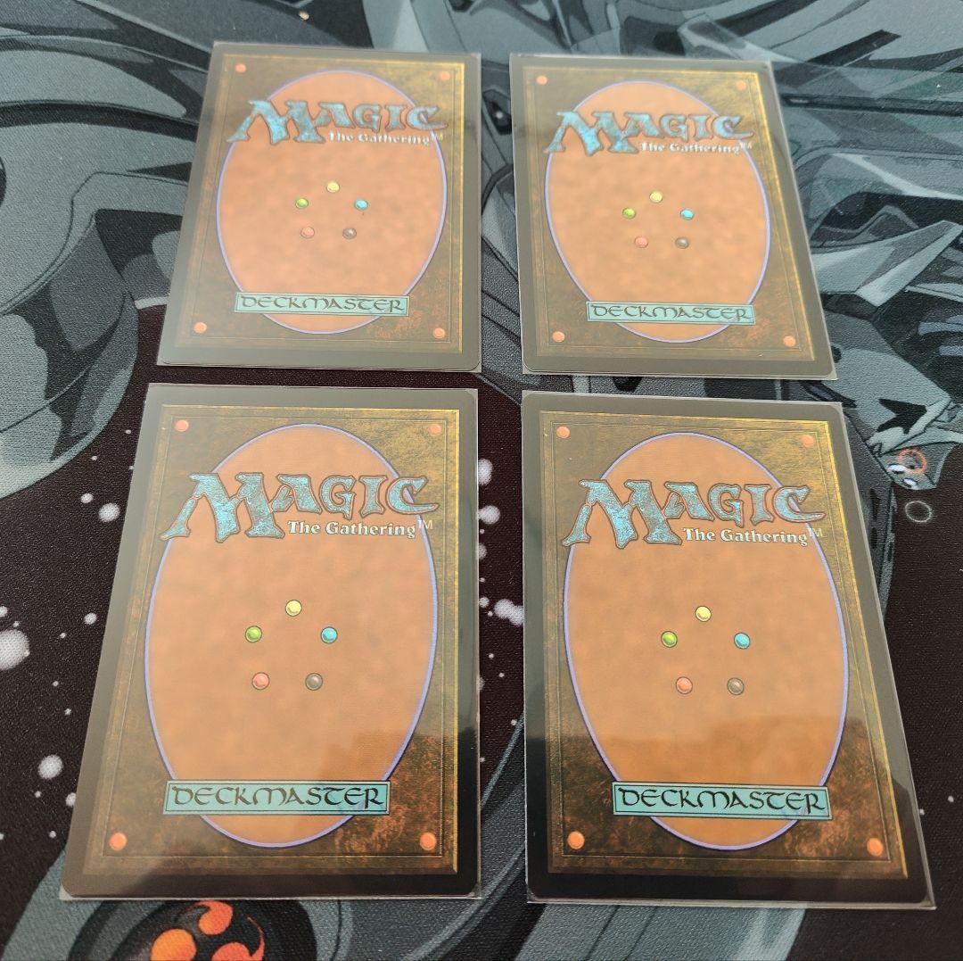 稲妻/Lightning Bolt 日本画 エッチングFoil×4枚セット