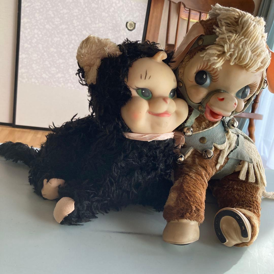 ラシュトン　ラバーフェイスドール　キティ　ネリーメリーちゃん　　ビンテージ