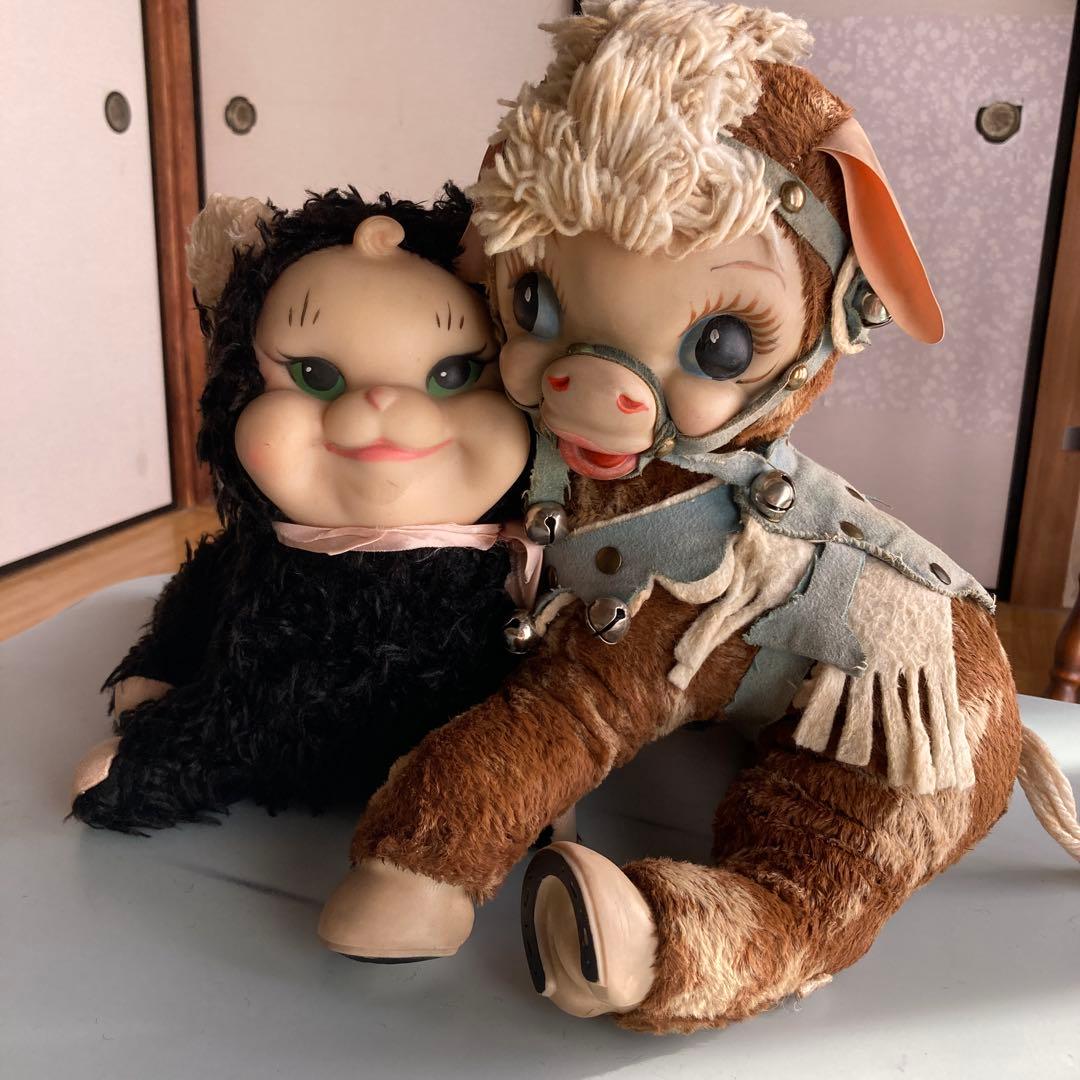 ラシュトン　ラバーフェイスドール　キティ　ネリーメリーちゃん　　ビンテージ