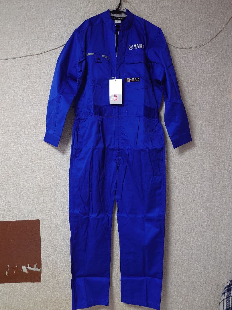 YAMAHA 　ツナギ　 Mサイズ 青/黒　2着セット