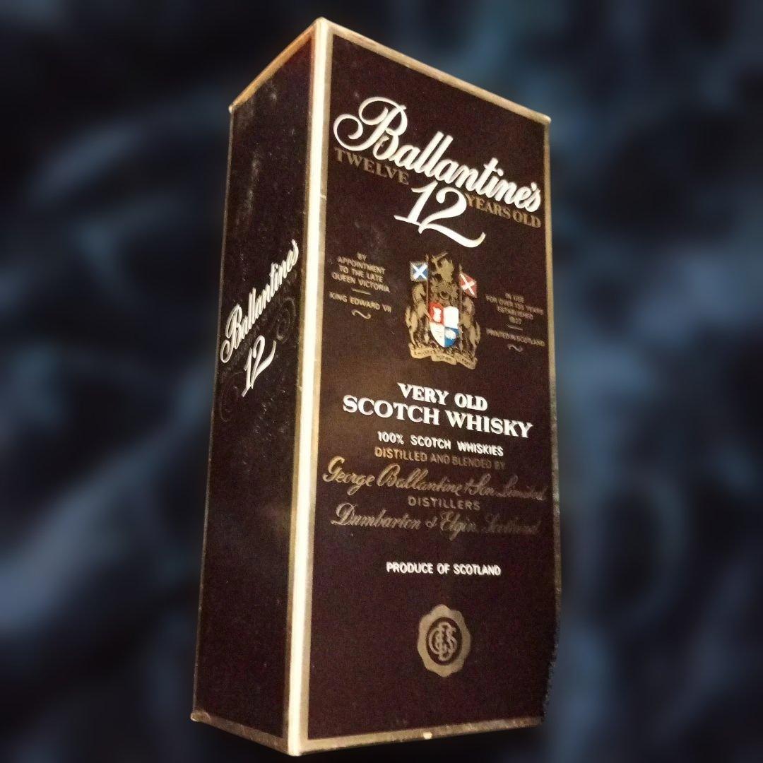 バランタイン12年 赤青旗 未開封 1970年代流通
