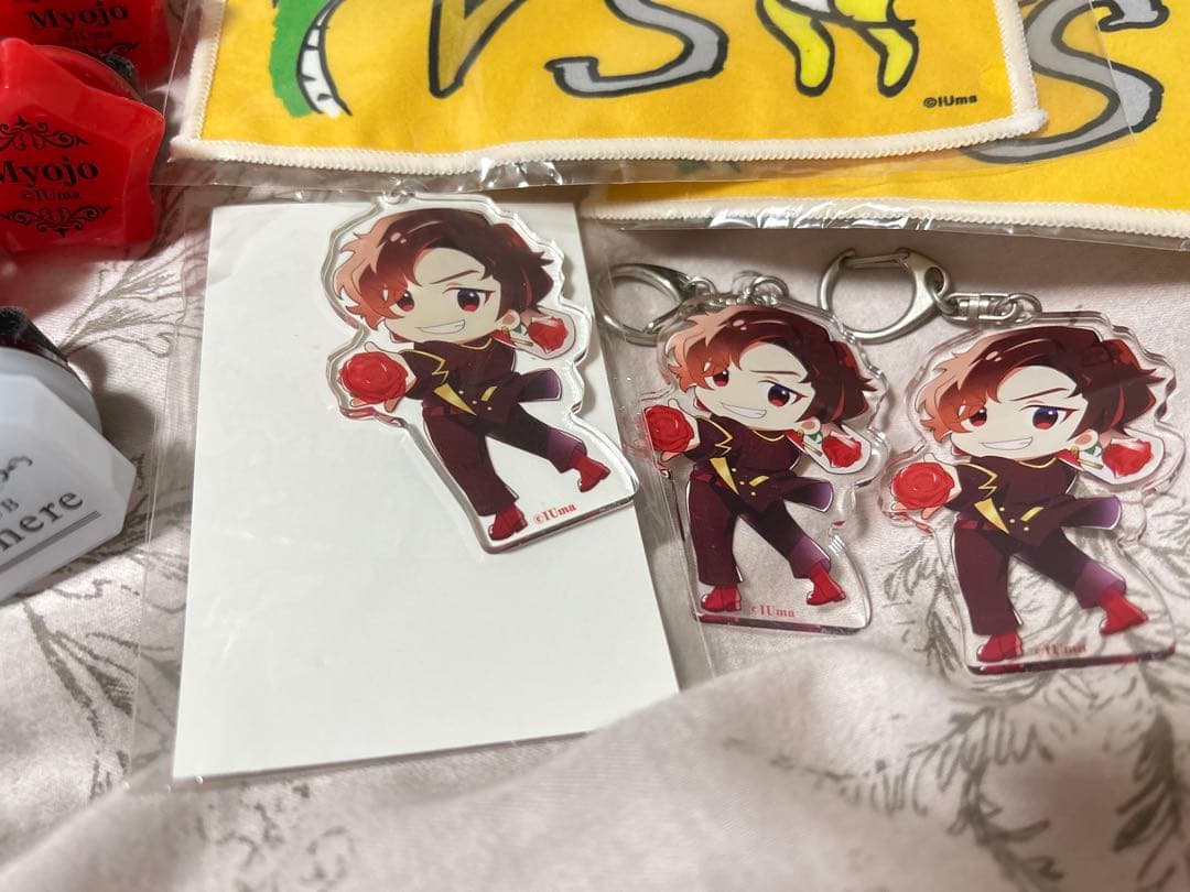 【まとめ売り】リモートホスト 明星 田邊幸輔 アクキーリングライト缶バッジ新品