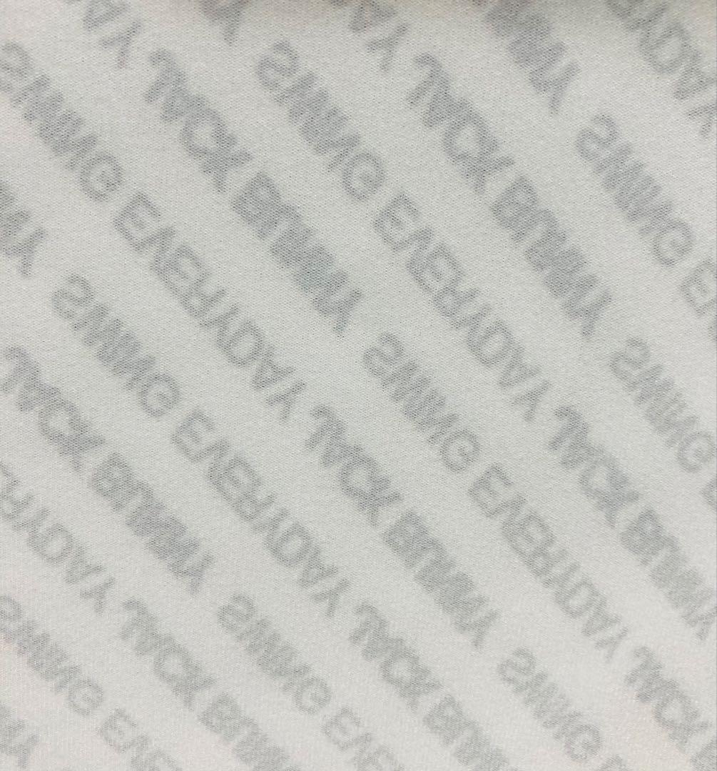 新品 ジャックバニー 総柄ロゴ 起毛ベア天 モックネックシャツ(5)サイズL/白